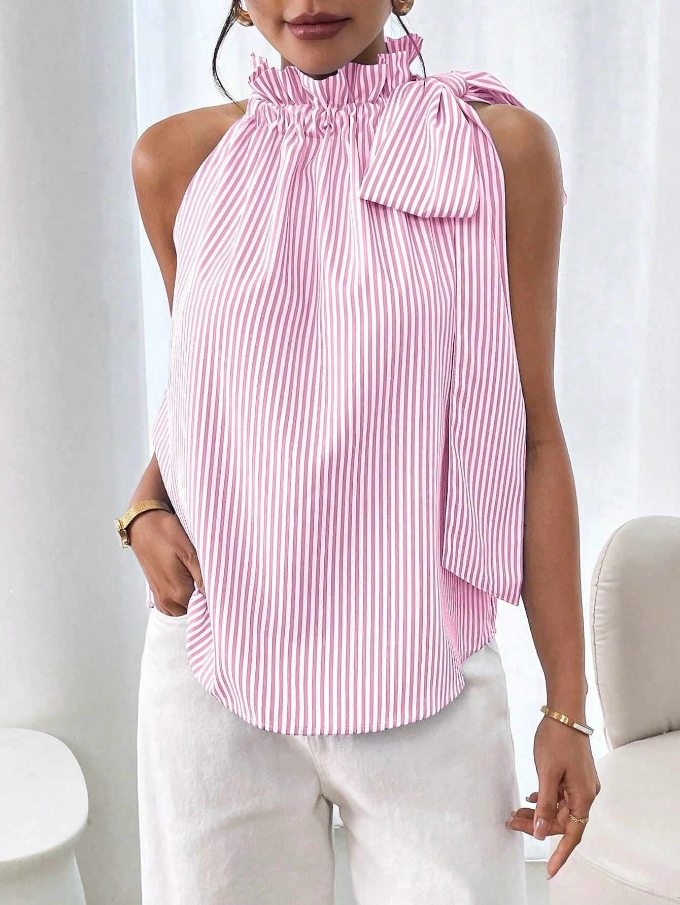 LADIES SLEEVELESS TOP PURPLE / PINK / BLUE / BLACK / GREEN (SIZES: S - 2XL)