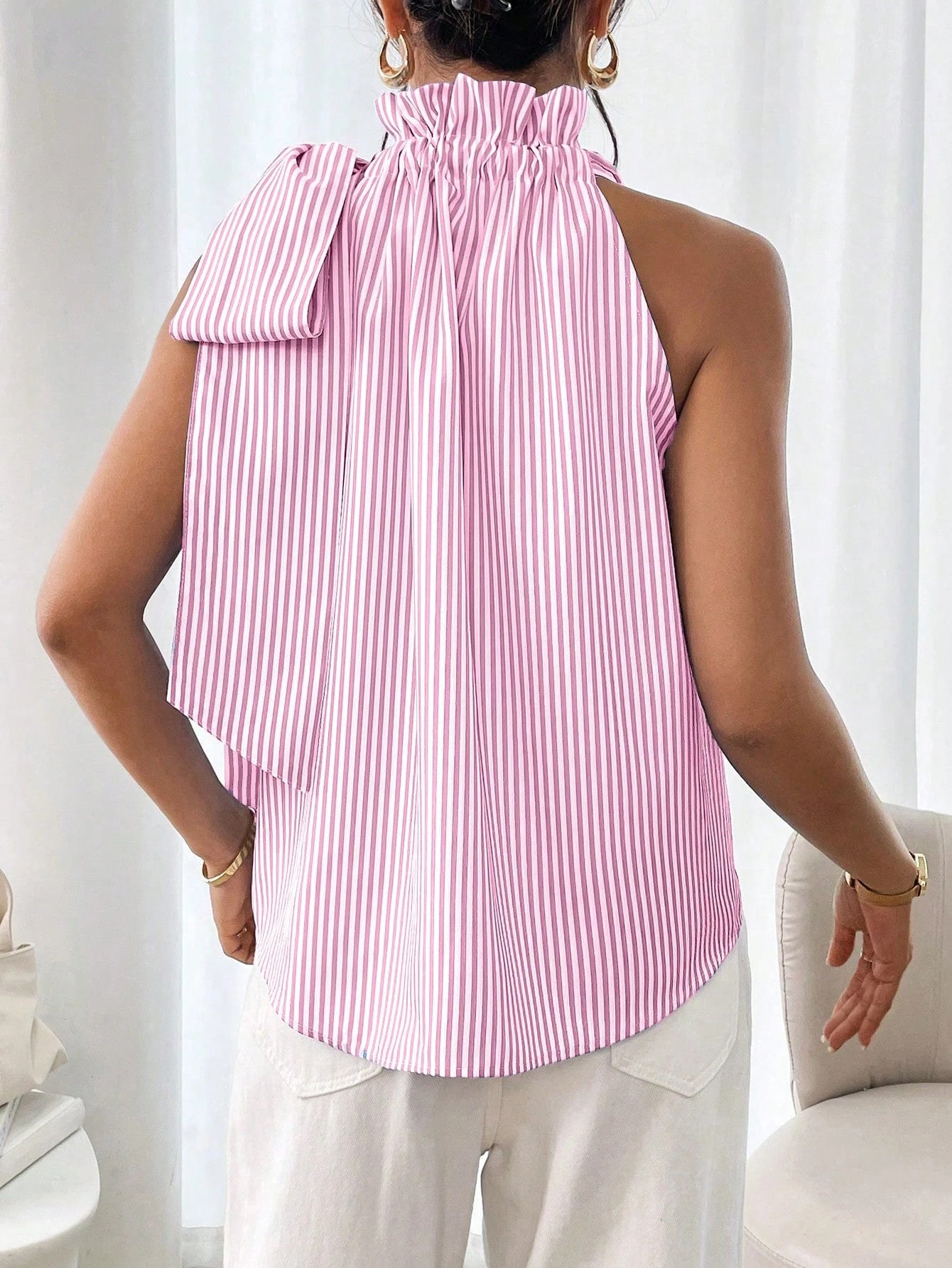 LADIES SLEEVELESS TOP PURPLE / PINK / BLUE / BLACK / GREEN (SIZES: S - 2XL)
