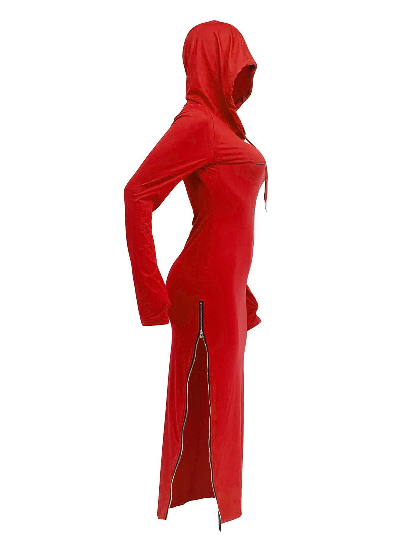 LADIES LONG SLEEVE HOODY DRESS BLACK / RED / BLUE / DARK OLIVE GREEN (SIZE S - 2XL)