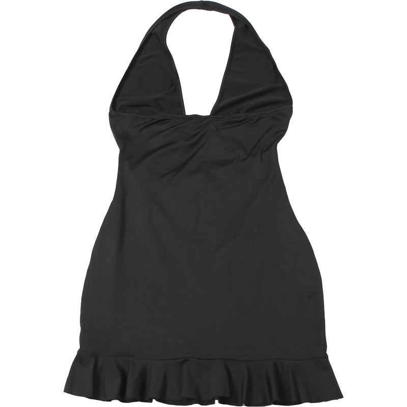 LADIES SLEEVELESS BODYCON MINI DRESS BLACK (SIZE S - L)