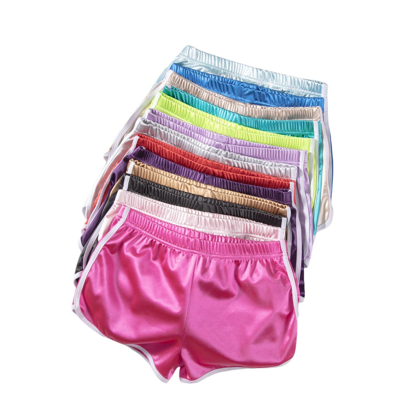 LADIES YOGA / SPORTS SHORTS 13 DIFFERENT COLOURS (SIZE S - 2XL)
