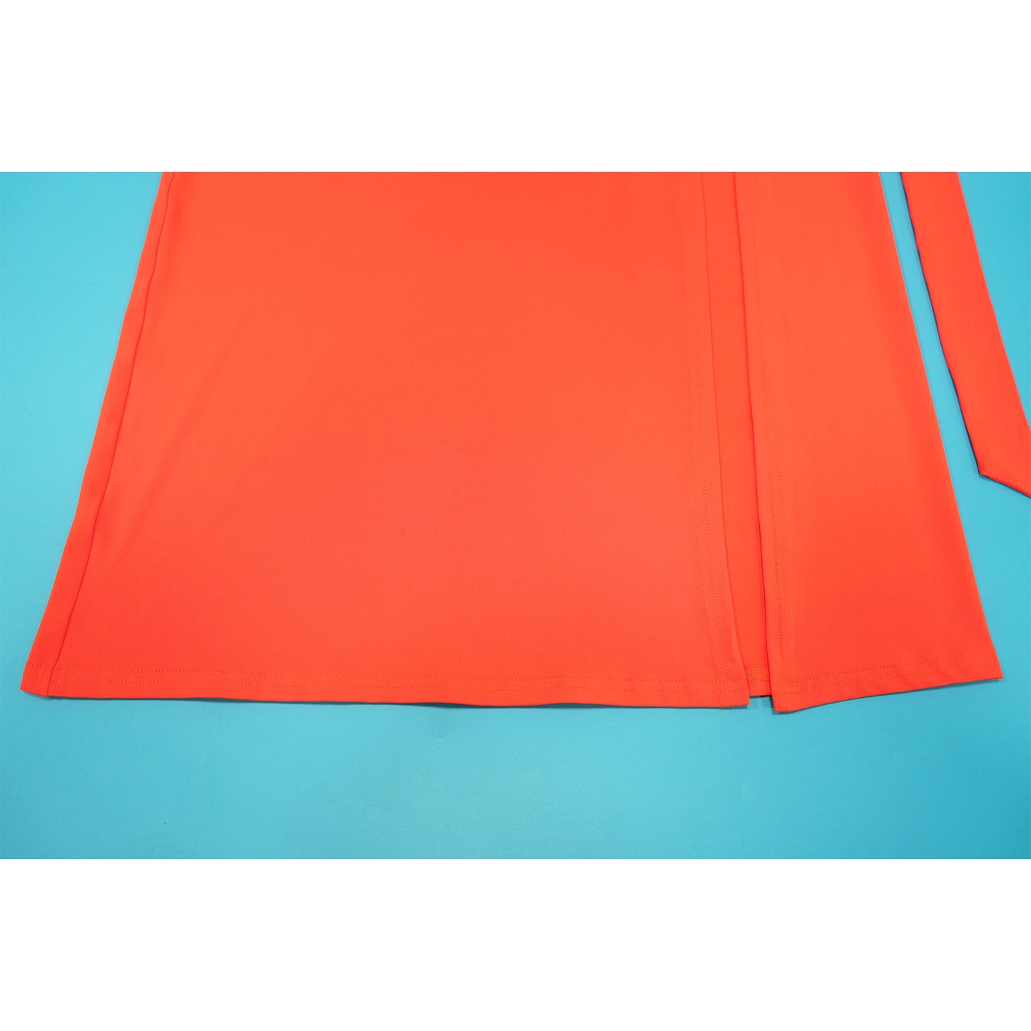LADIES SEXY LONG DRESS WITH SLIT BLACK / YELLOW / BLUE / DARK PINK / DARK ORANGE (SIZE S - 2XL)