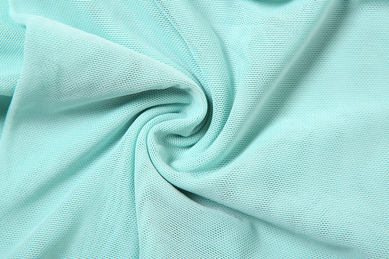 LADIES TWO PIECE MINI SKIRT SET TURQUOISE GREEN (SIZE S - L)