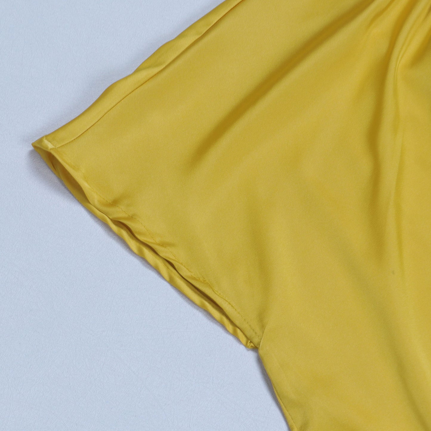 LADIES TWO PIECE SHORT SLEEVE TOP & WIDE LEG PANTS SET YELLOW / BLACK / BROWN (SIZE S - 3XL)