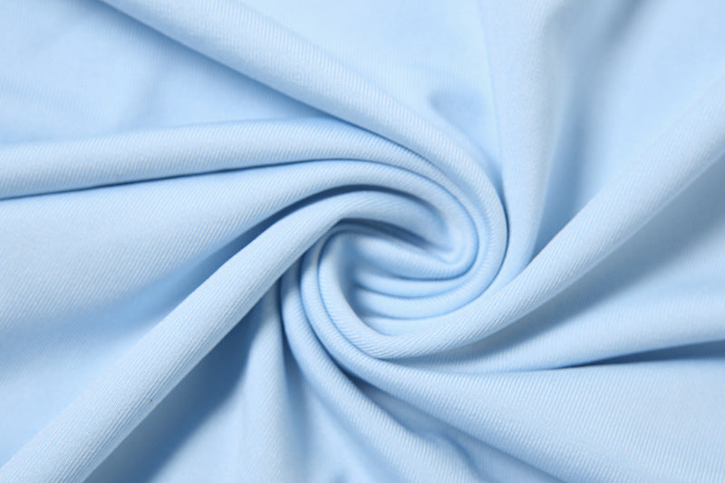 LADIES OFF THE SHOULDER DRESS LIGHT BLUE (SIZE S - L)