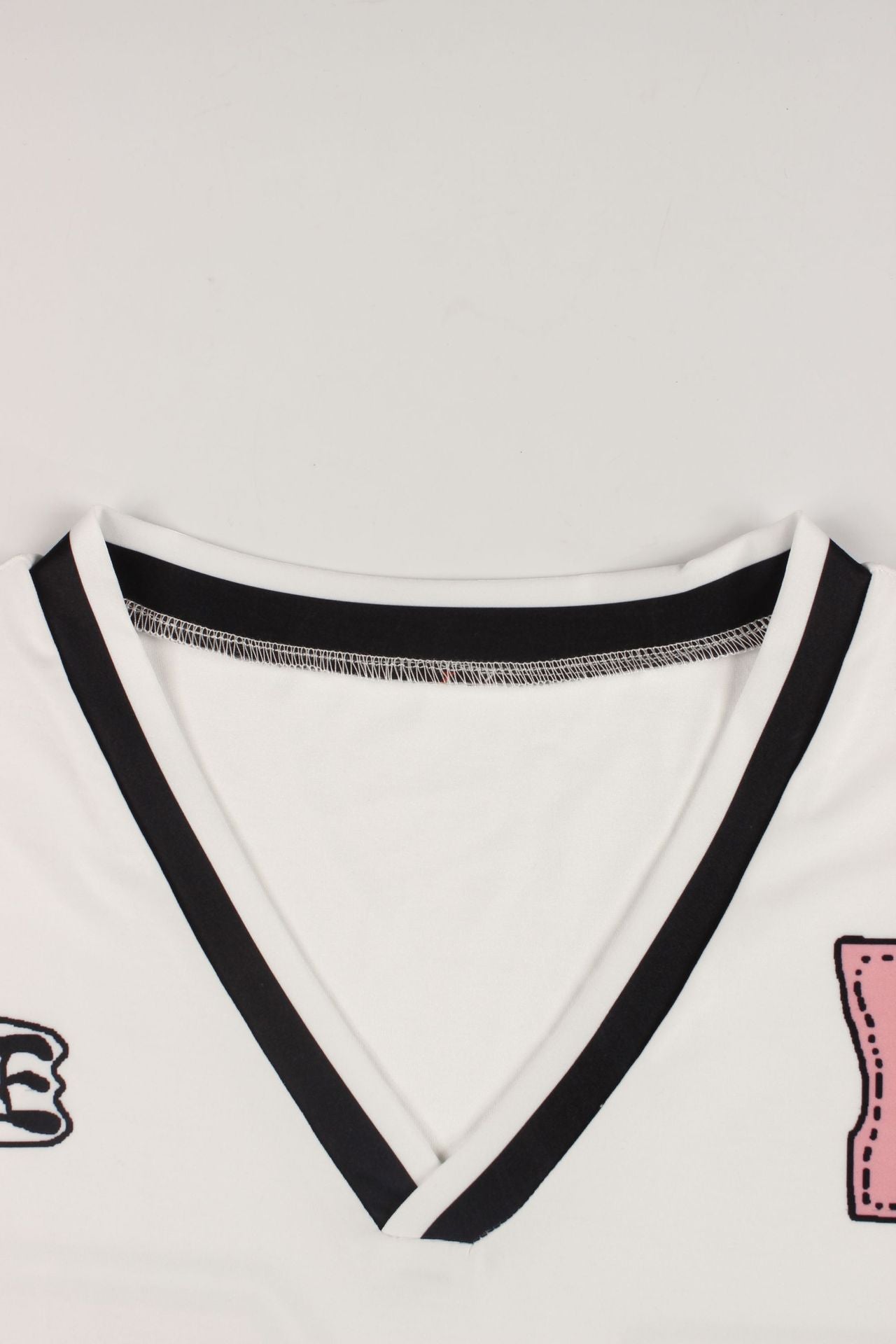LADIES SHORT SLEEVE T-SHIRT WHITE (SIZE S - L)