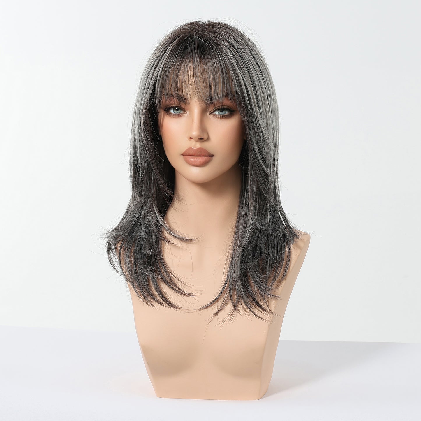 LADIES DARK GRAY WIG DARK GRAY