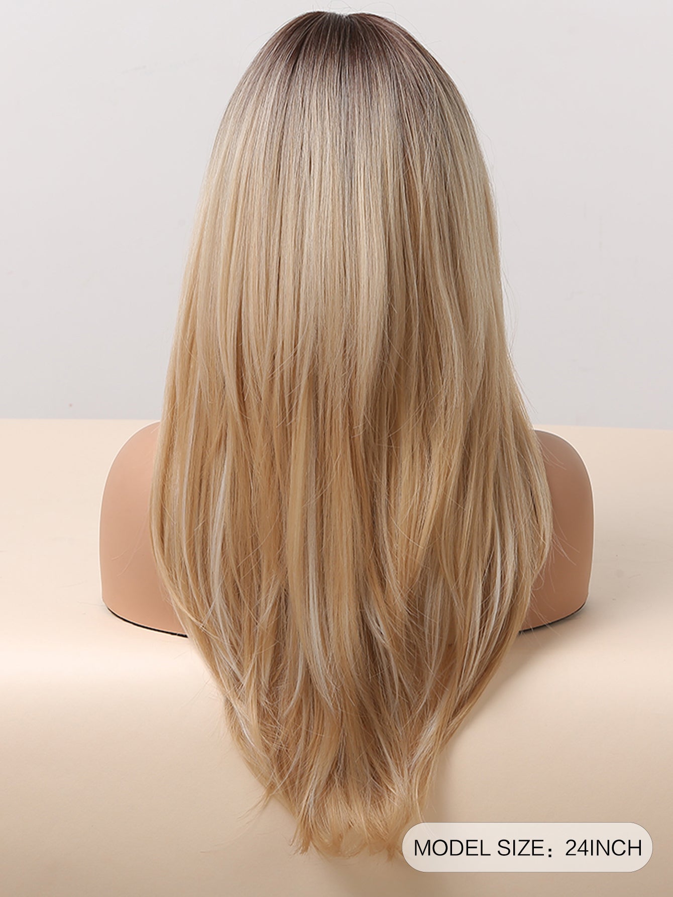 LADIES LONG BLONDE WIG BLONDE FREE SIZE