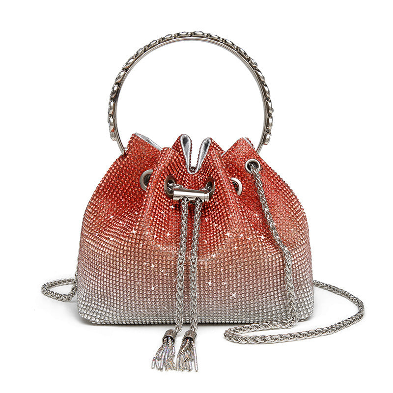 LADIES HANDBAG RED (17CM)