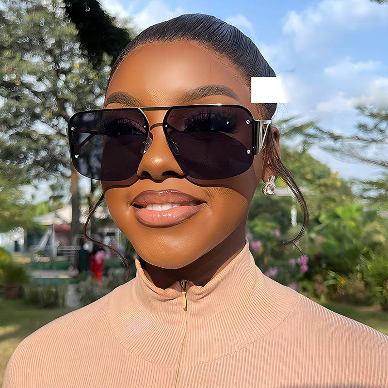 LADIES METAL FRAME SUNGLASSES BLACK / GOLD CHAMPAGNE / GOLD LIGHT TEA / SILVER GRAY BLUE / SILVER / GOLD-ORANGE-YELLOWSIZE