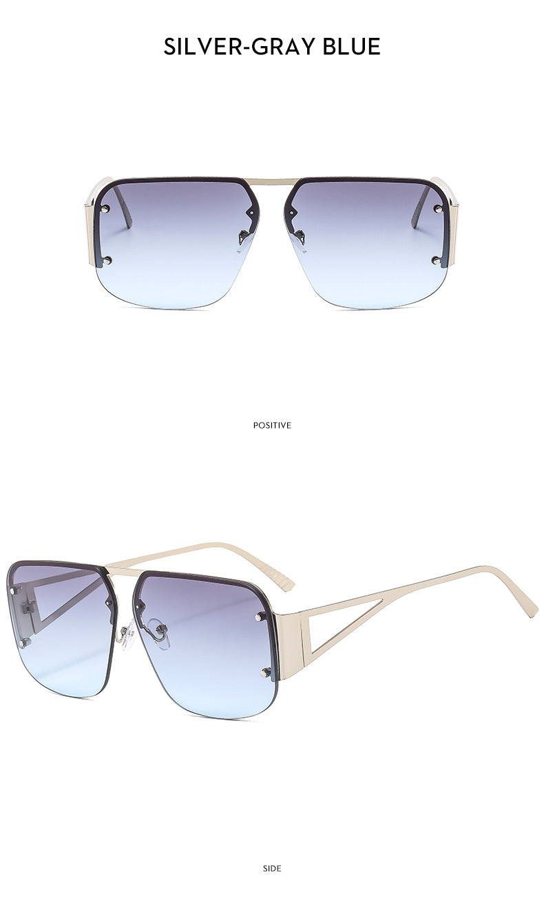 LADIES METAL FRAME SUNGLASSES BLACK / GOLD CHAMPAGNE / GOLD LIGHT TEA / SILVER GRAY BLUE / SILVER / GOLD-ORANGE-YELLOWSIZE