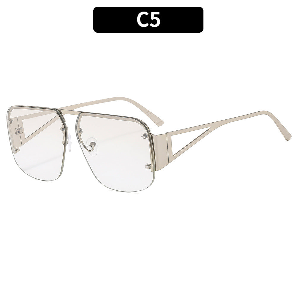 LADIES METAL FRAME SUNGLASSES BLACK / GOLD CHAMPAGNE / GOLD LIGHT TEA / SILVER GRAY BLUE / SILVER / GOLD-ORANGE-YELLOWSIZE