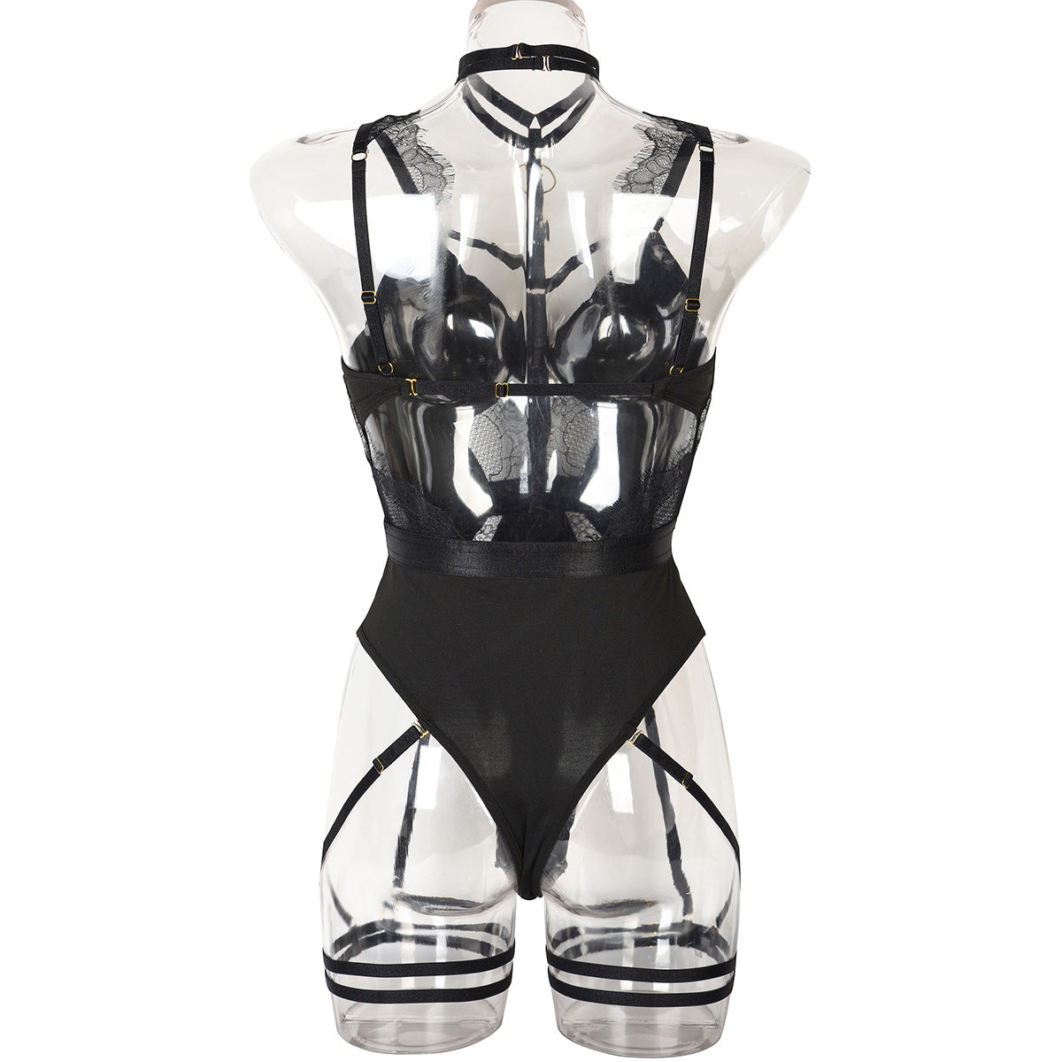 LADIES WOMENS LINGERIE SET BLACK (SIZE S - L)