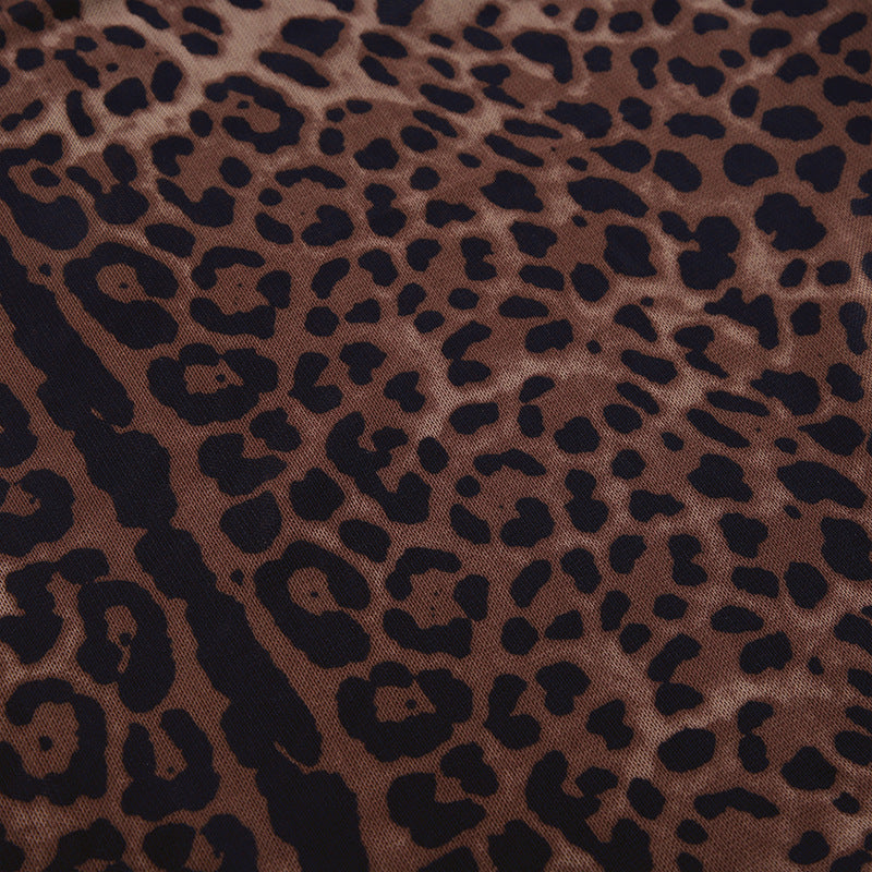 Stylish Women ladies sleeveless leopard print mini dress Leopard print / Animal print (SIZE S - L)