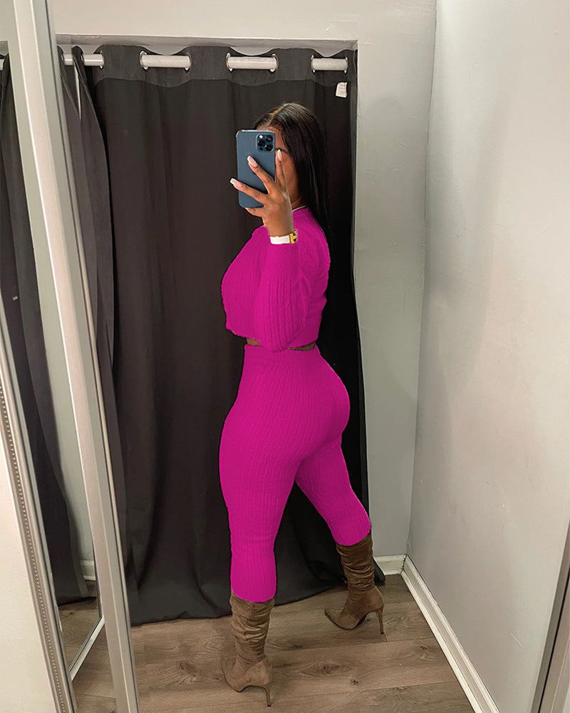 LADIES 3 PIECE PANTS SET 7 COLOURS (SIZE S - 2XL)