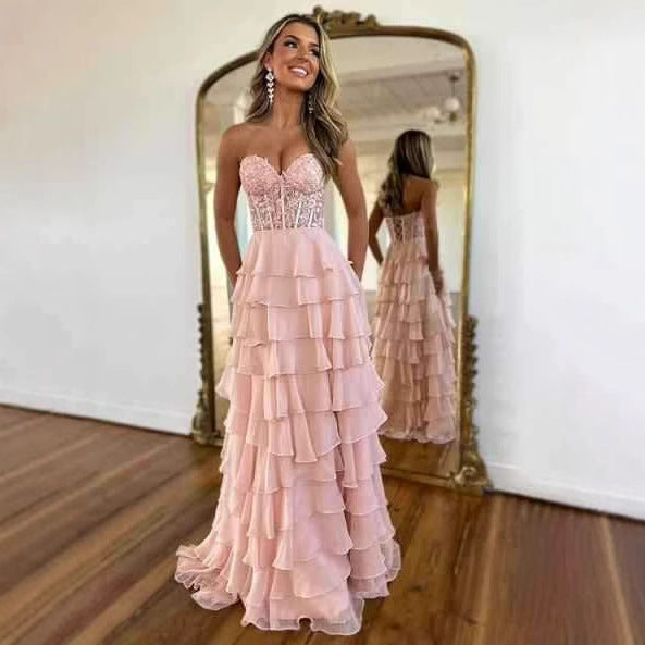 LADIES STRAPLESS PARTY DRESS 18 DIFFERENT COLOURS (SIZE XS - 3XL)