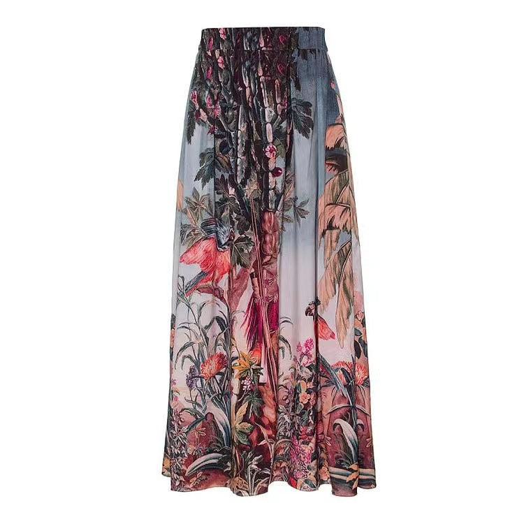 LADIES THREE PIECE SWIMSUIT & SKIRT SET     (SIZE  S-XL)