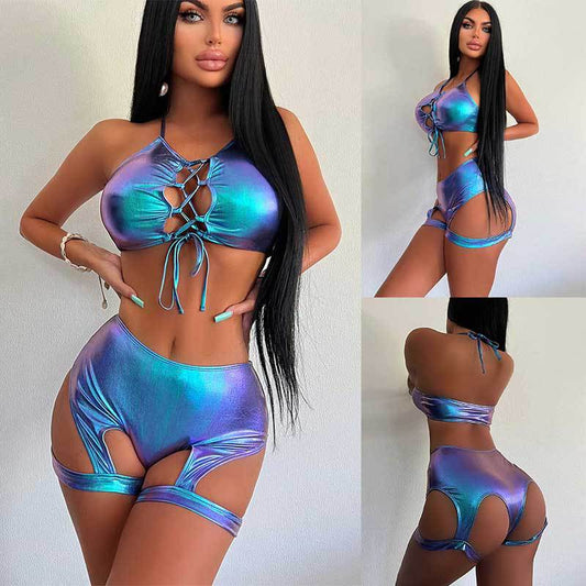 LADIES LINGERIE SET      BLUE      (SIZE  S-L)
