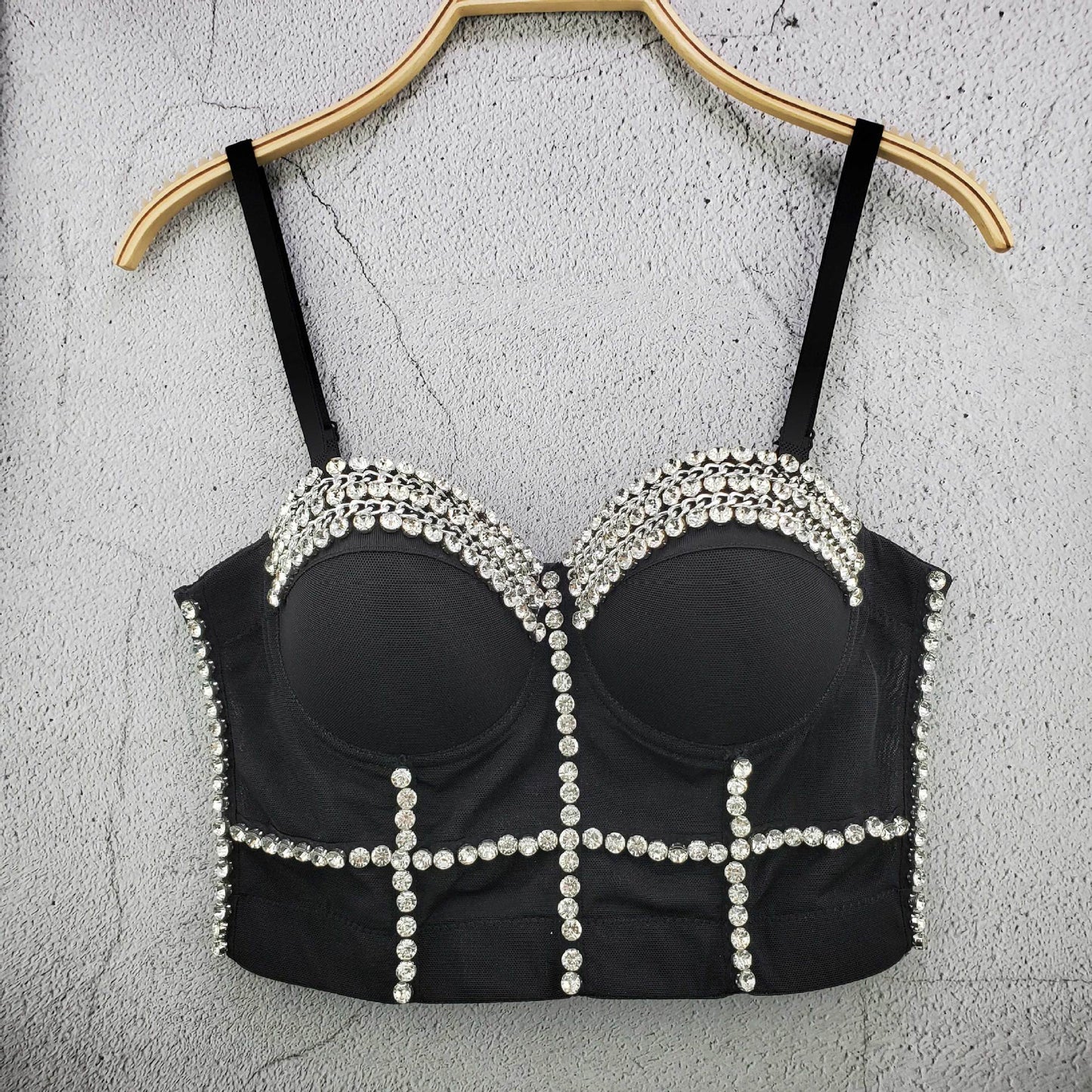 LADIES CROPPED BRA TOP TANK TOP      DIFFERENT COLOURS      (SIZE  34/75  / 36/80  /  38/85  /  40/90)