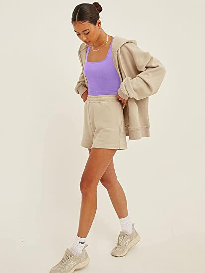 LADIES VEST TOP      LIGHT BLUE / PURPLE      (SIZE  S-L)