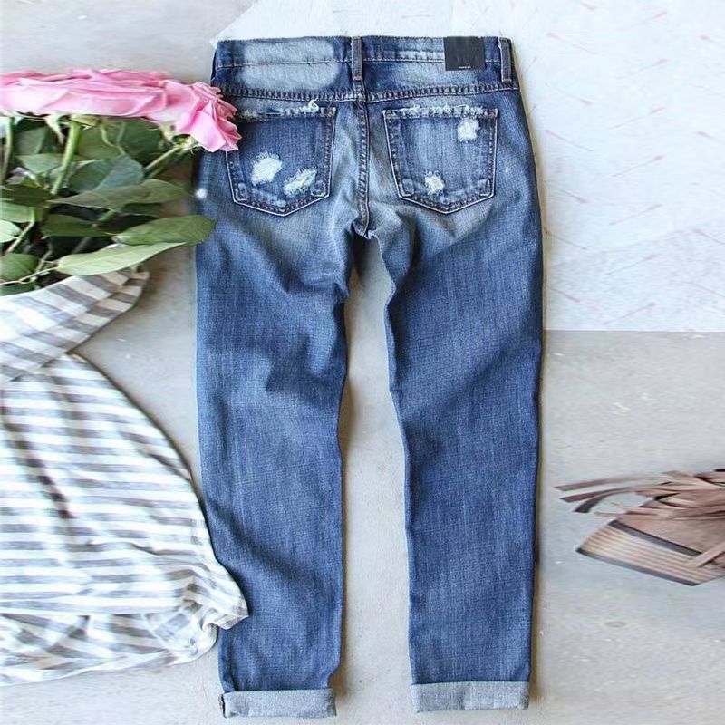 LADIES MID RISE STRAIGHT JEANS        RAINBOW        (BIGGER SIZES AVAILABLE)        (SIZE  S - 5XL)
