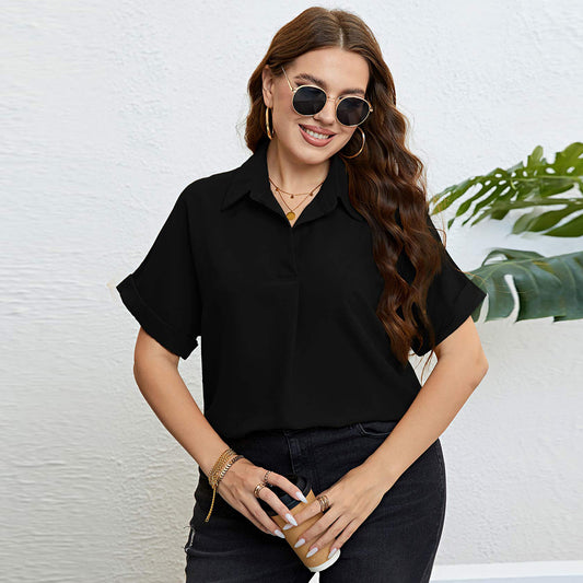LADIES PLUS SIZE T SHIRT        BLACK / WINE RED / YELLOW / BLUE        (SIZE  XL - 3XL)