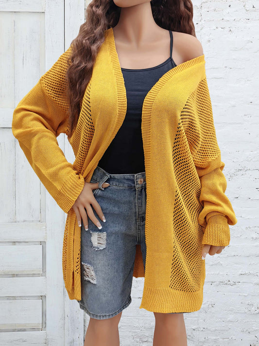 LADIES PLUS SIZE CASUAL JACKET          YELLOW          (SIZE  XL - 3XL)