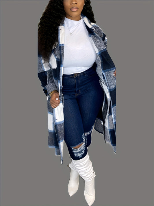 LADIES PLUS SIZE LONG SLEEVE JACKET           (SIZE  XL - 5XL)