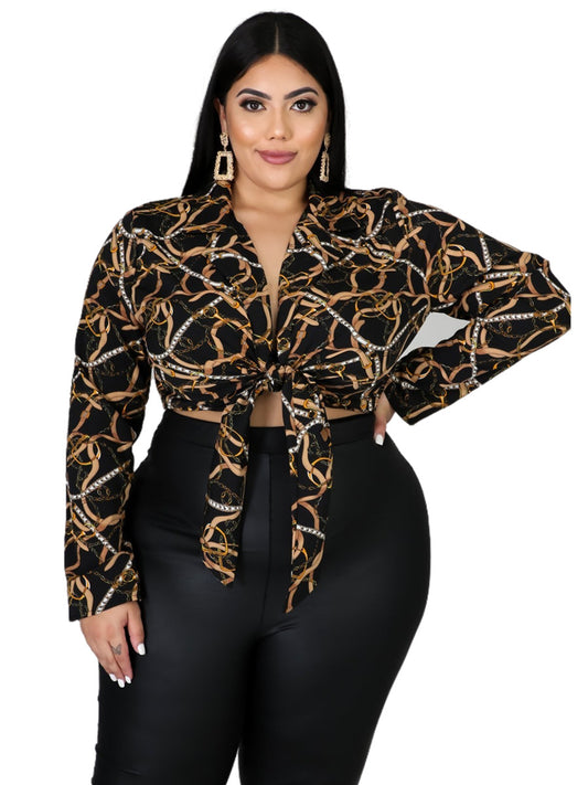 LADIES PLUS SIZE SHIRT BLOUSE         (SIZE  XL - 5XL)