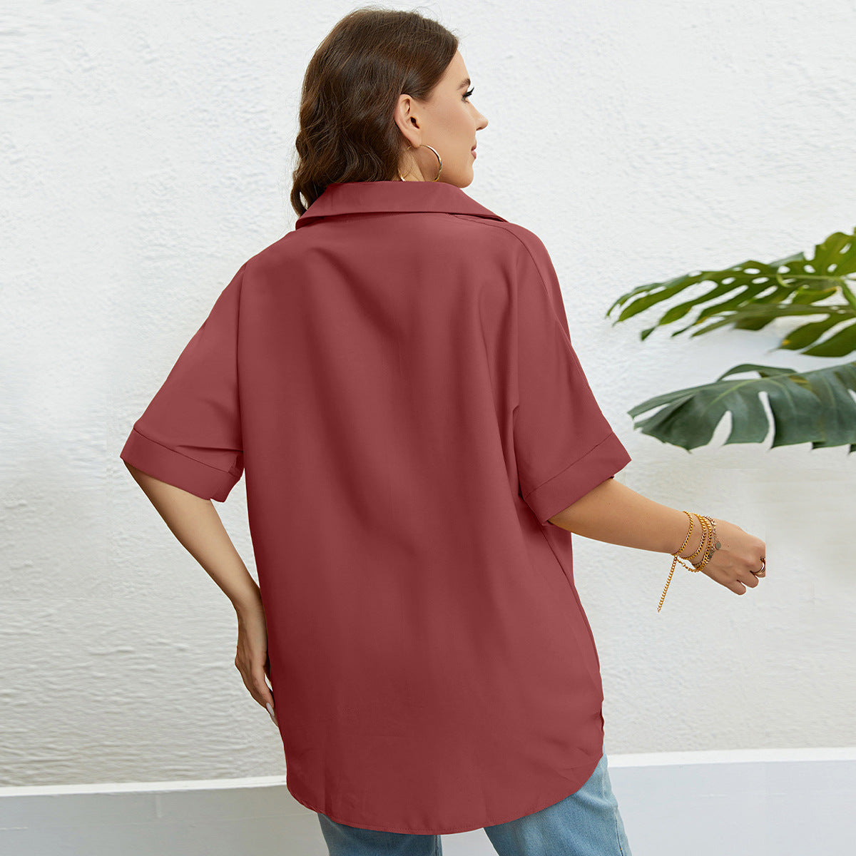 LADIES PLUS SIZE SHIRT / TOP          BLACK / RED / YELLOW          (SIZE  XL - 3XL)