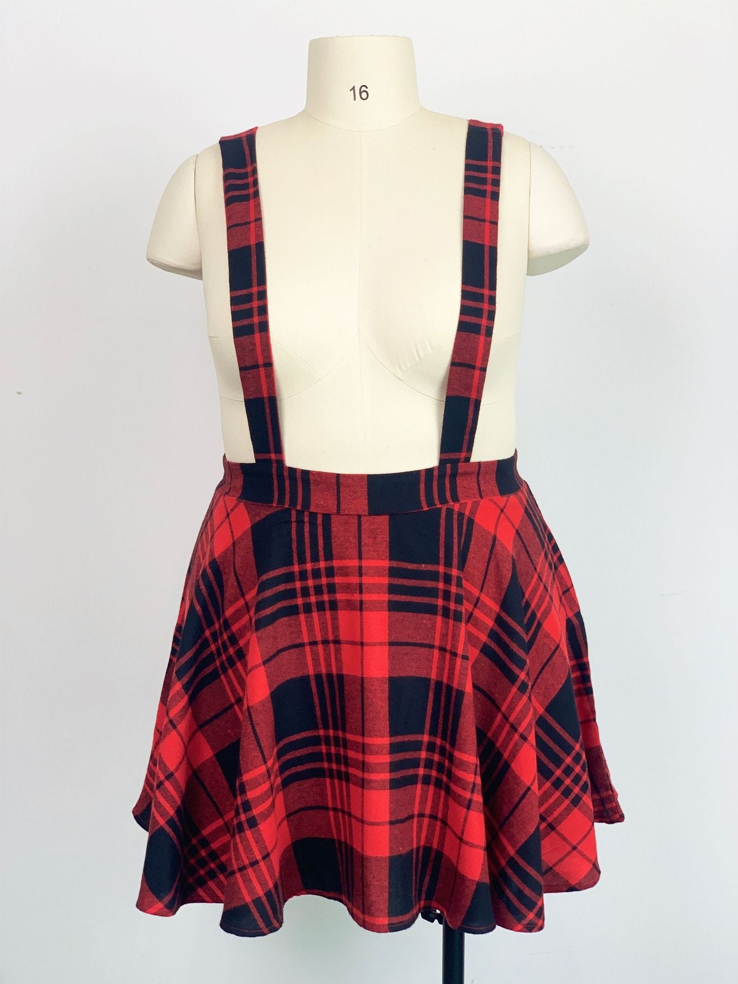 LADIES PLUS SIZE HIGH WAIST SKIRT            (SIZE  XL - 5XL)