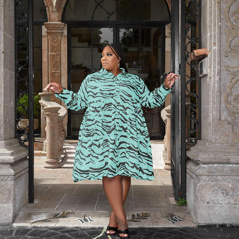 LADIES PLUS SIZE LOOSE DRESS            6 COLOURS              (SIZE  XL - 5XL)
