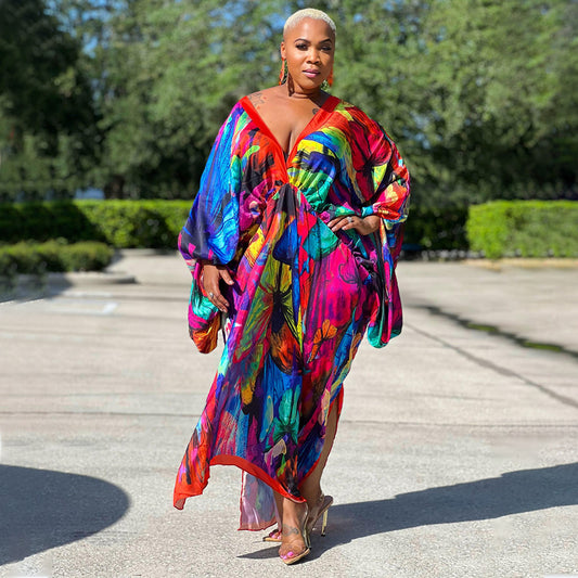 LADIES PLUS SIZE LONG SLEEVE DRESS            5 COLOURS               (SIZE  XL - 5XL)