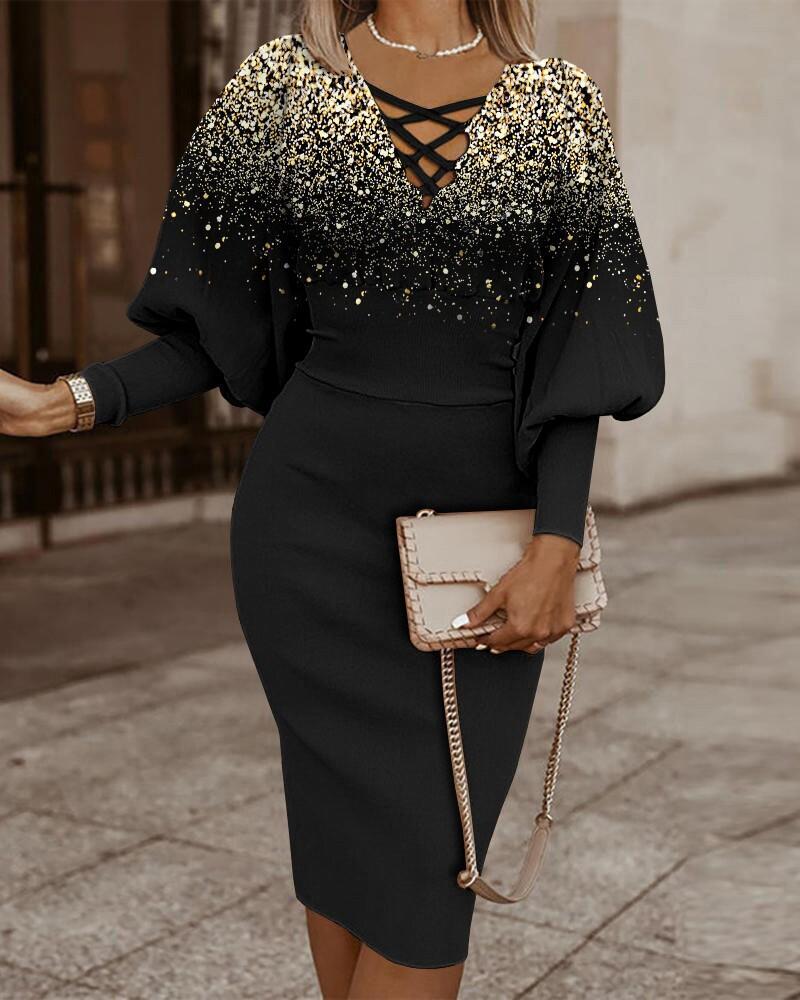 LADIES PLUS SIZE LONG SLEEVE DRESS            YELLOW / RED / BLACK / APRICOT BROWN / PINK             (SIZE  L - 3XL)