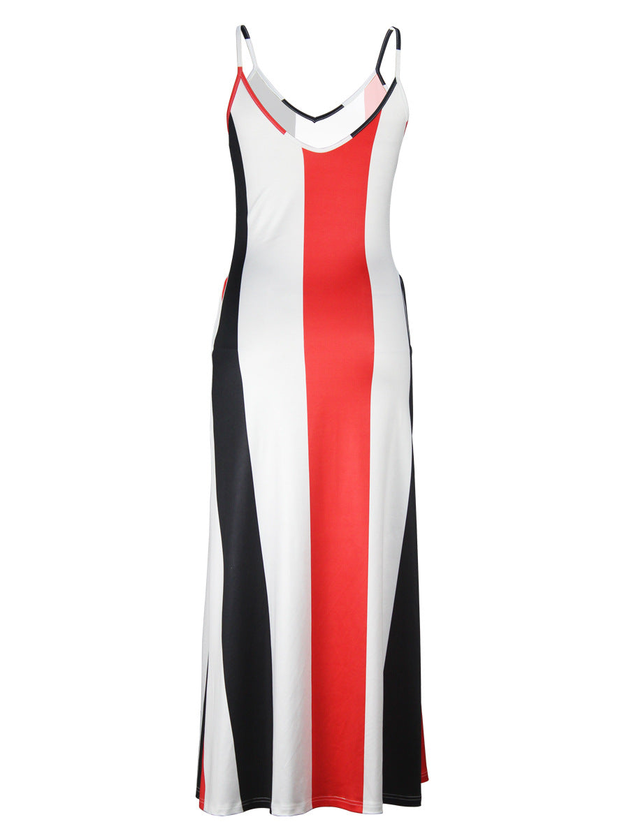 LADIES LONG SUMMER DRESS            12 DIFFERENT COLOURS                (SIZE  S - 2XL)