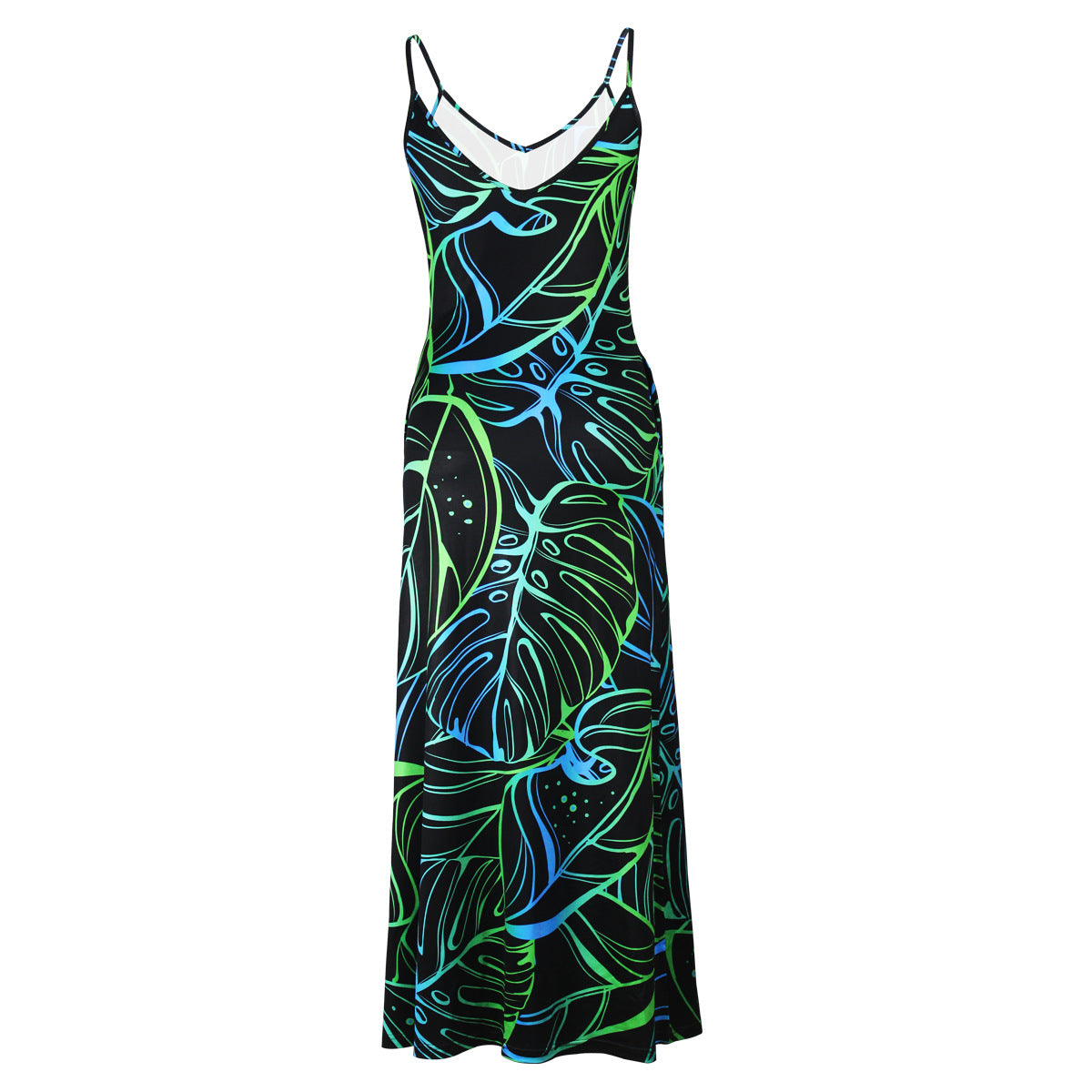 LADIES LONG SUMMER DRESS            12 DIFFERENT COLOURS                (SIZE  S - 2XL)