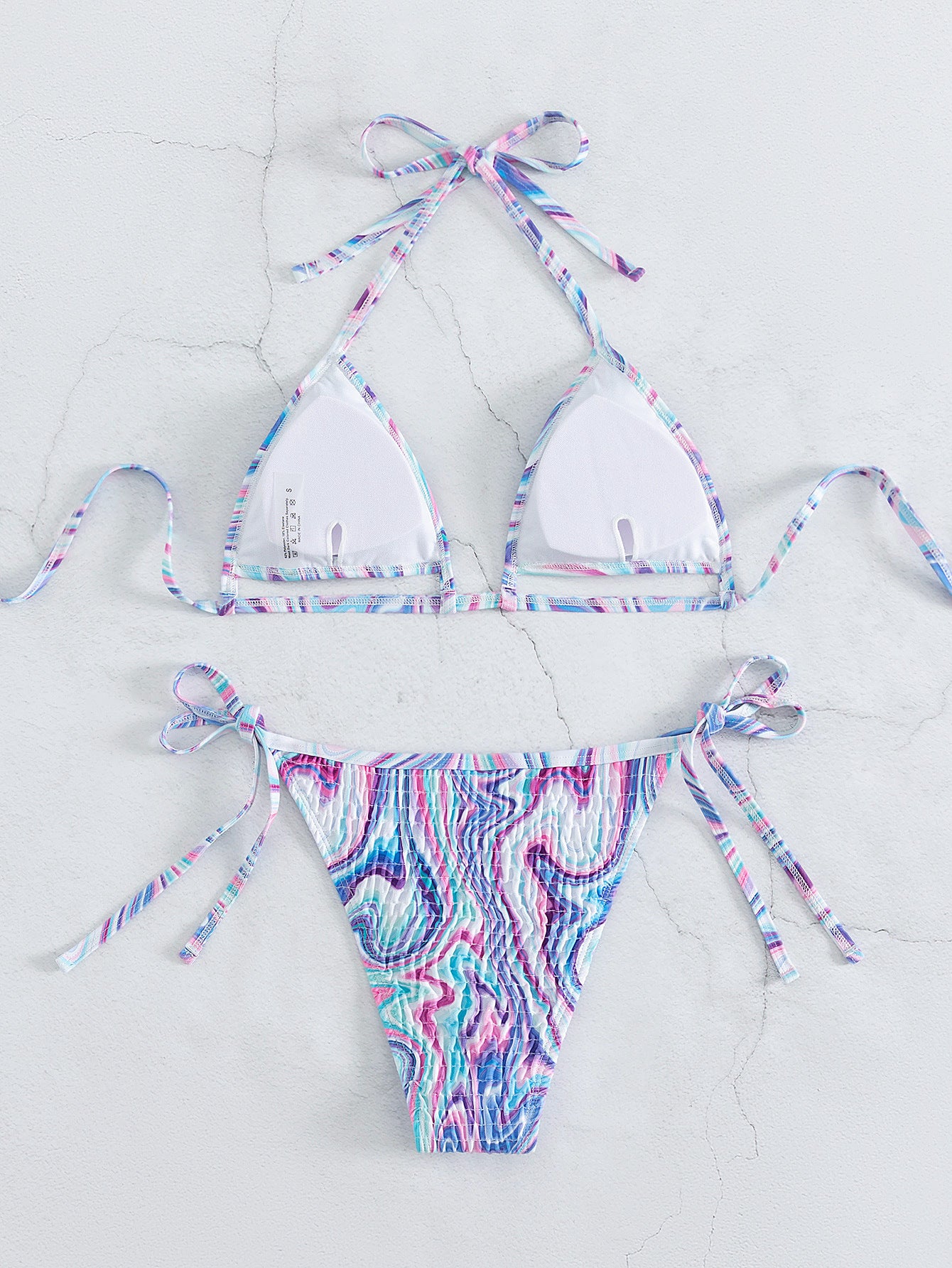LADIES TWO PIECE BIKINI SWIMWEAR                 (SIZE  S - L)
