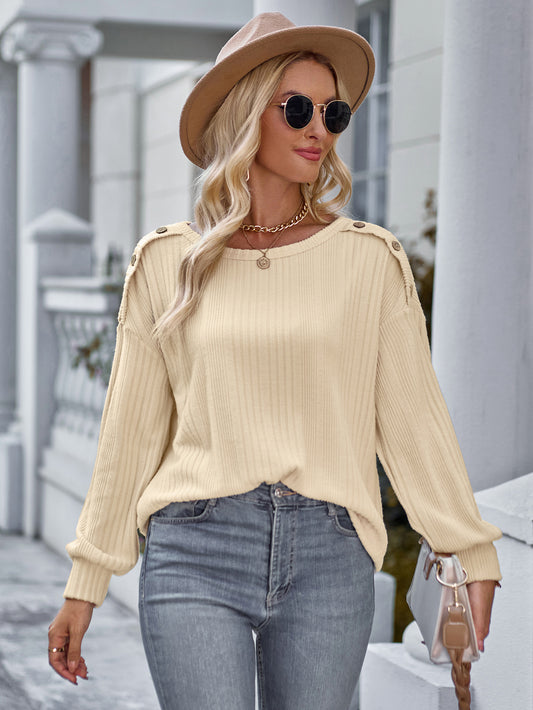 LADIES LONG SLEEVE TOP                     (SIZE  S - XL)