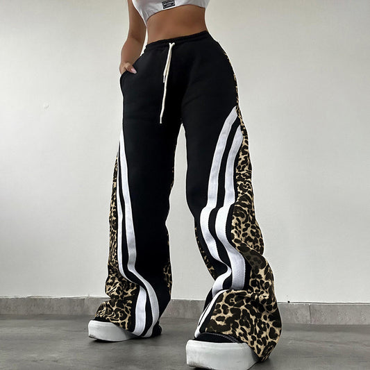 LADIES HIGH WAIST PANTS                   BLACK                (SIZE  S - L)