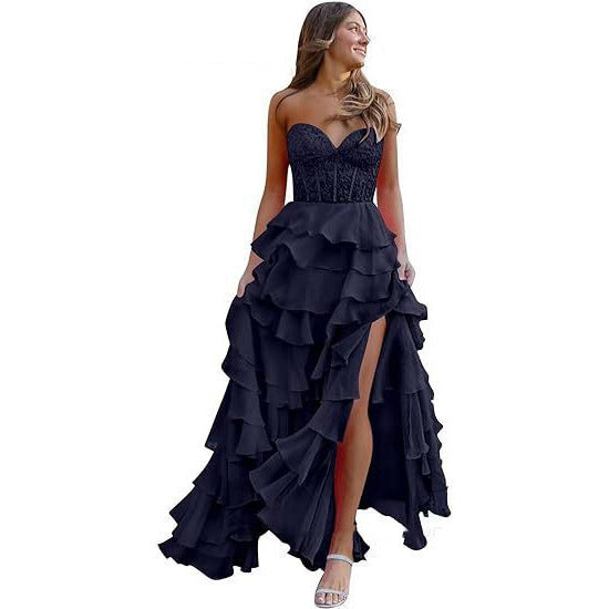 LADIES STRAPLESS PARTY DRESS                      18 DIFFERENT COLOURS                           (SIZE  XS - 3XL)