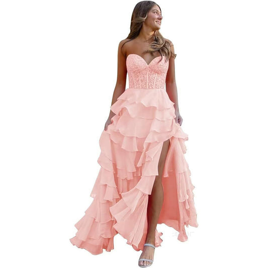 LADIES STRAPLESS PARTY DRESS                      18 DIFFERENT COLOURS                           (SIZE  XS - 3XL)