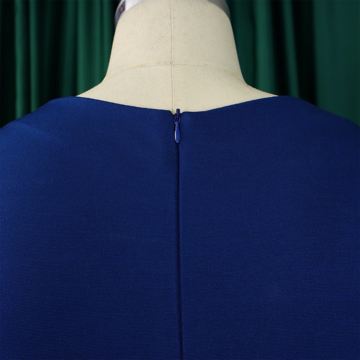 LADIES OFFICE DRESS                                BLUE / BLACK / WHITE                                  (SIZE  S - 3XL)