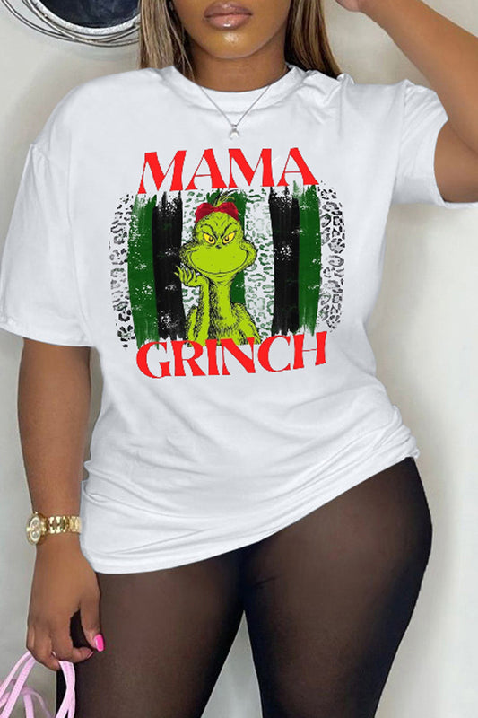 LADIES SHORT SLEEVE T-SHIRT                           WHITE                             (SIZE  S - 5XL)