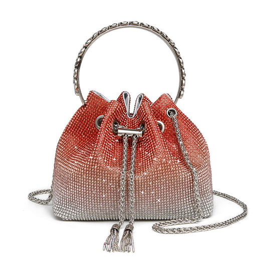 LADIES HANDBAG                                 RED                                     (17CM)